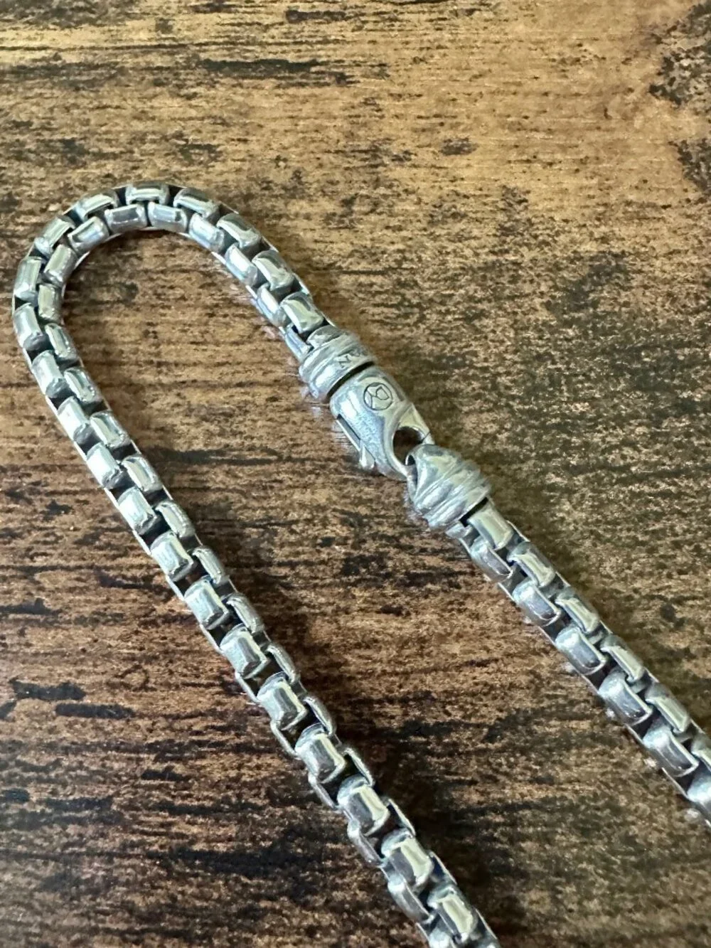 David Yurman Box Chain Necklace in Sterling Silver, 5mm, 22